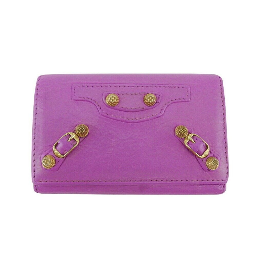 Balenciaga Key Case Giant Oosaka Leather Authentic